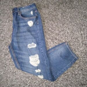 Girls Bluenotes High Rise Mom Jeans